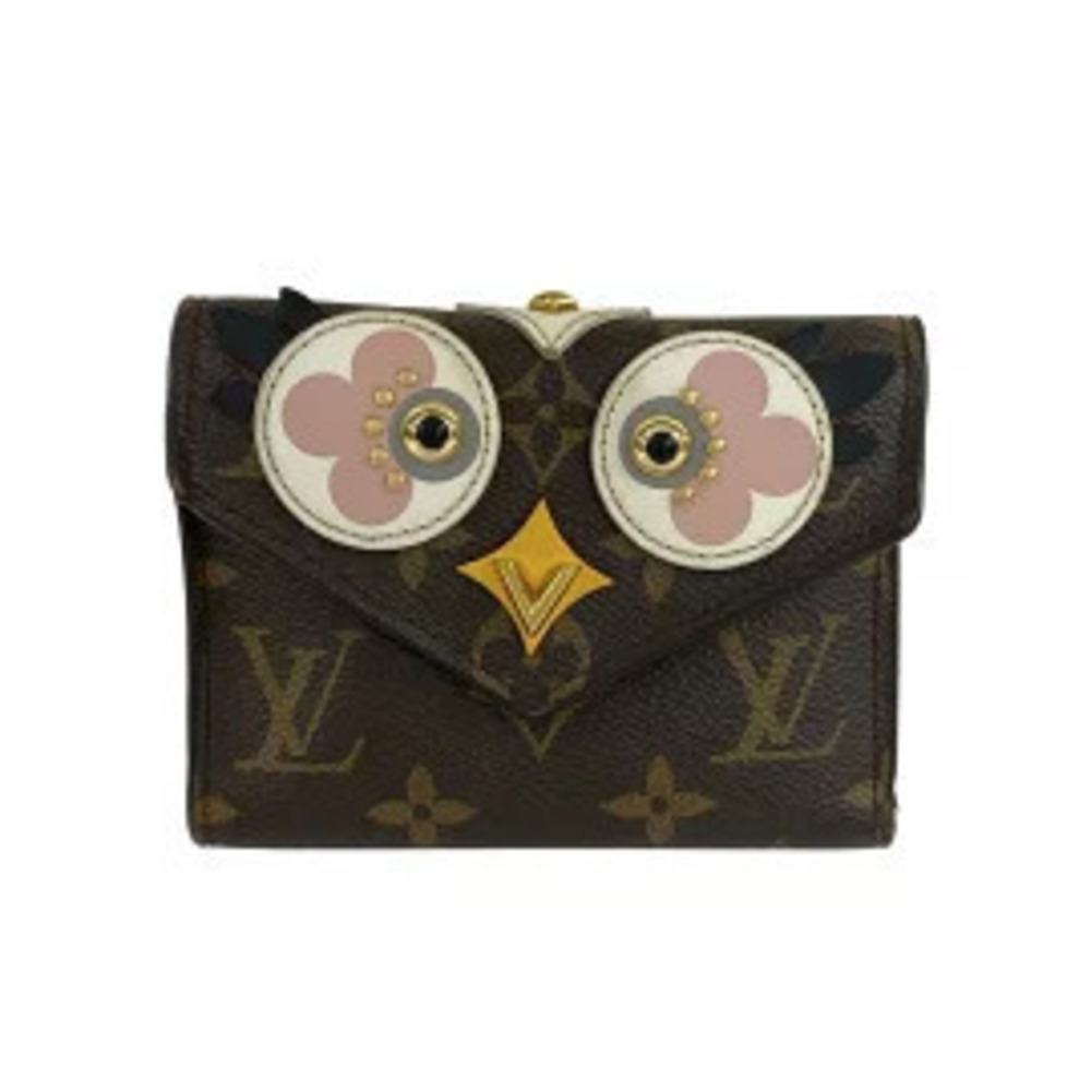 LOUIS VUITTON Portefeuille Victorine Tri fold Wallet Monogram Canvas